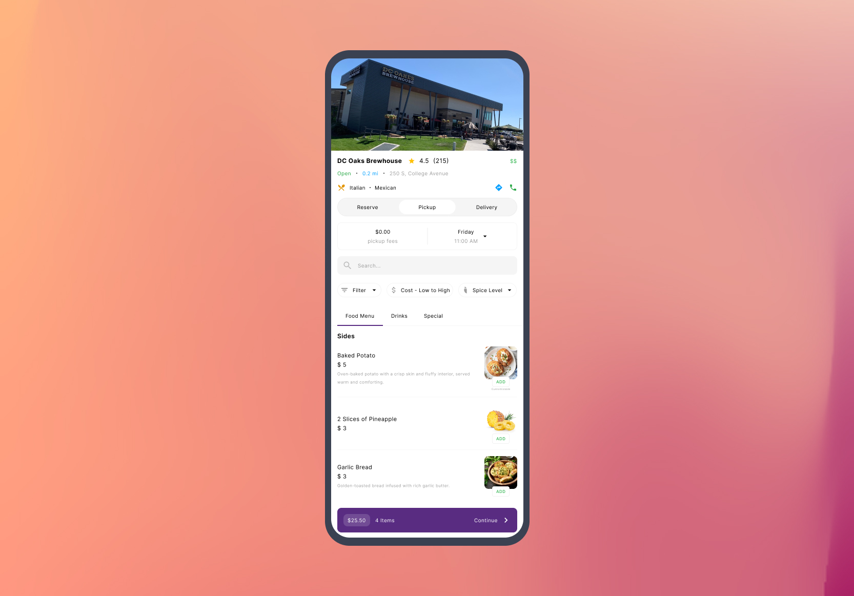 Smart Dining Guest Booking